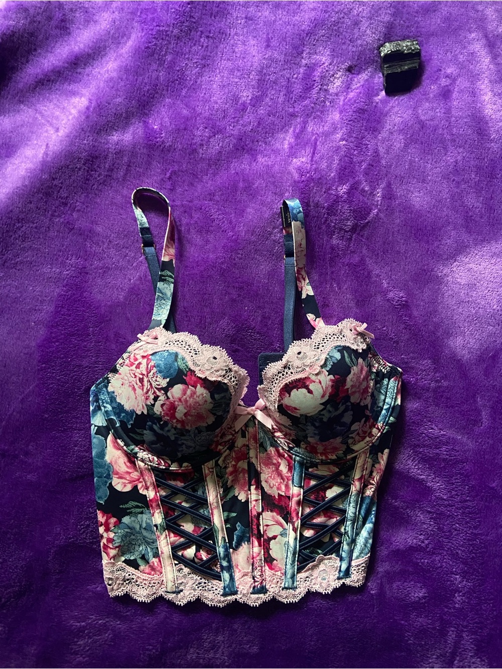 Victoria's Secret Floral Lace Bustier